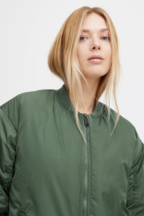 Byoung Bycamini Bomber Coat Cilantro