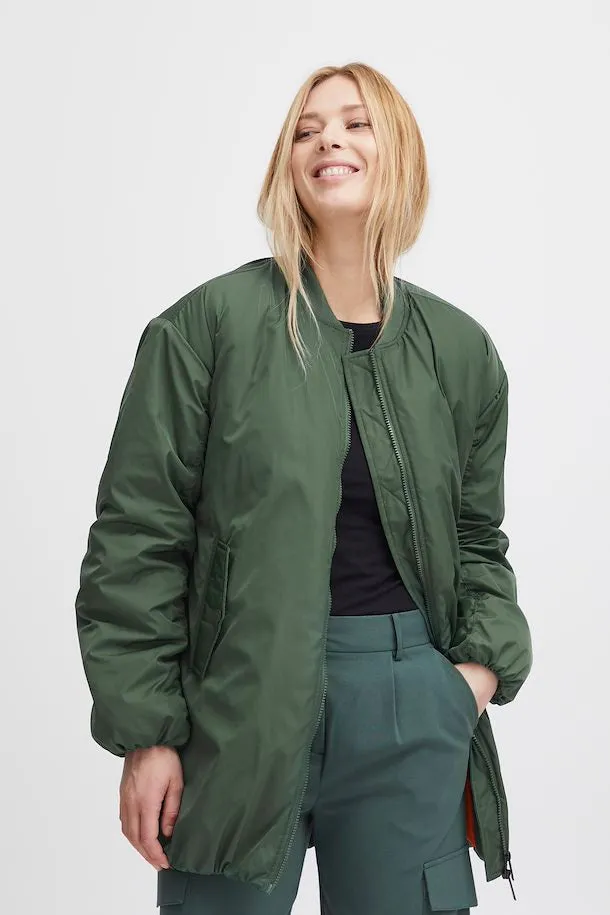 Byoung Bycamini Bomber Coat Cilantro