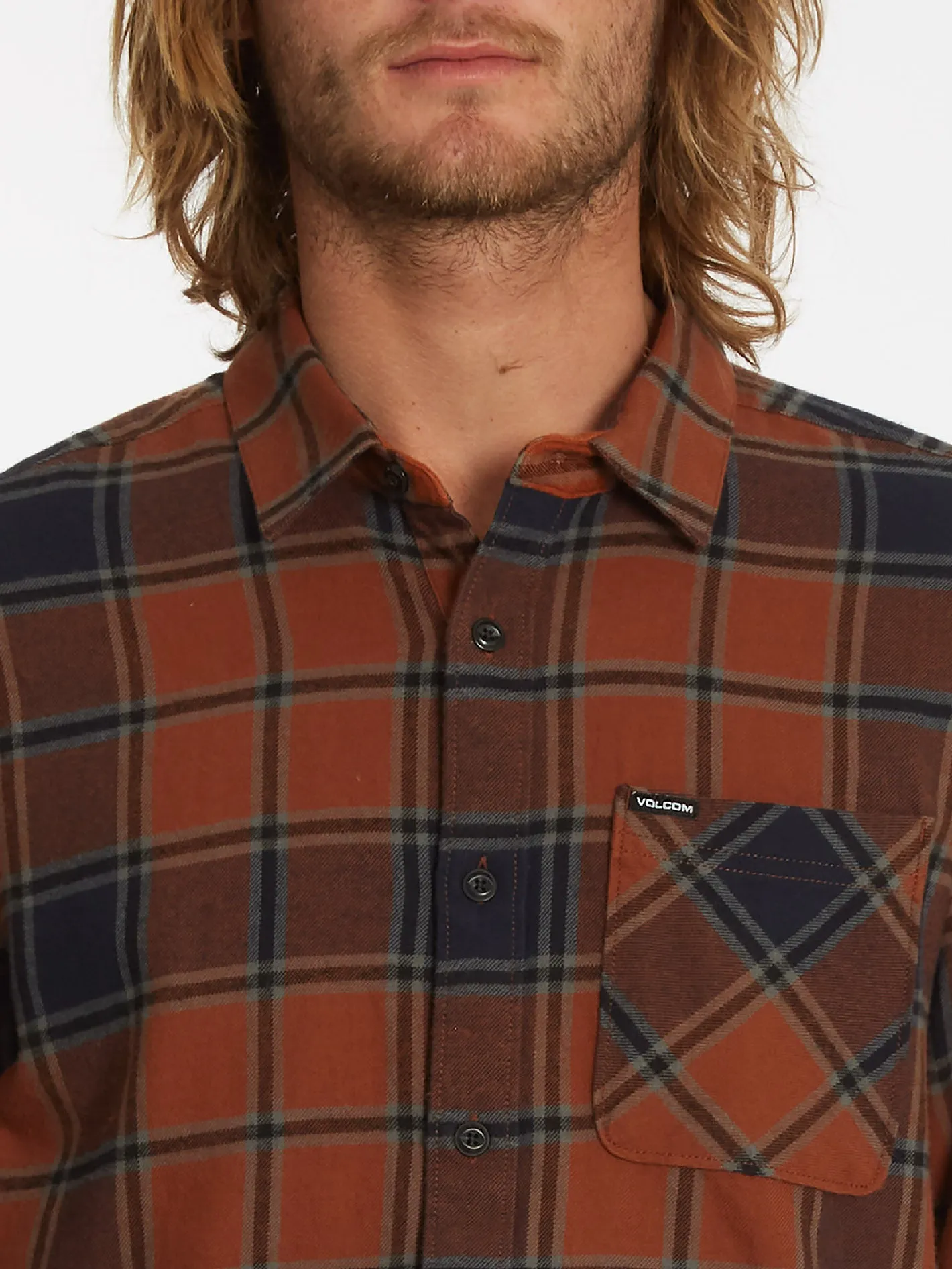 Caden Plaid Shirt - MOCHA