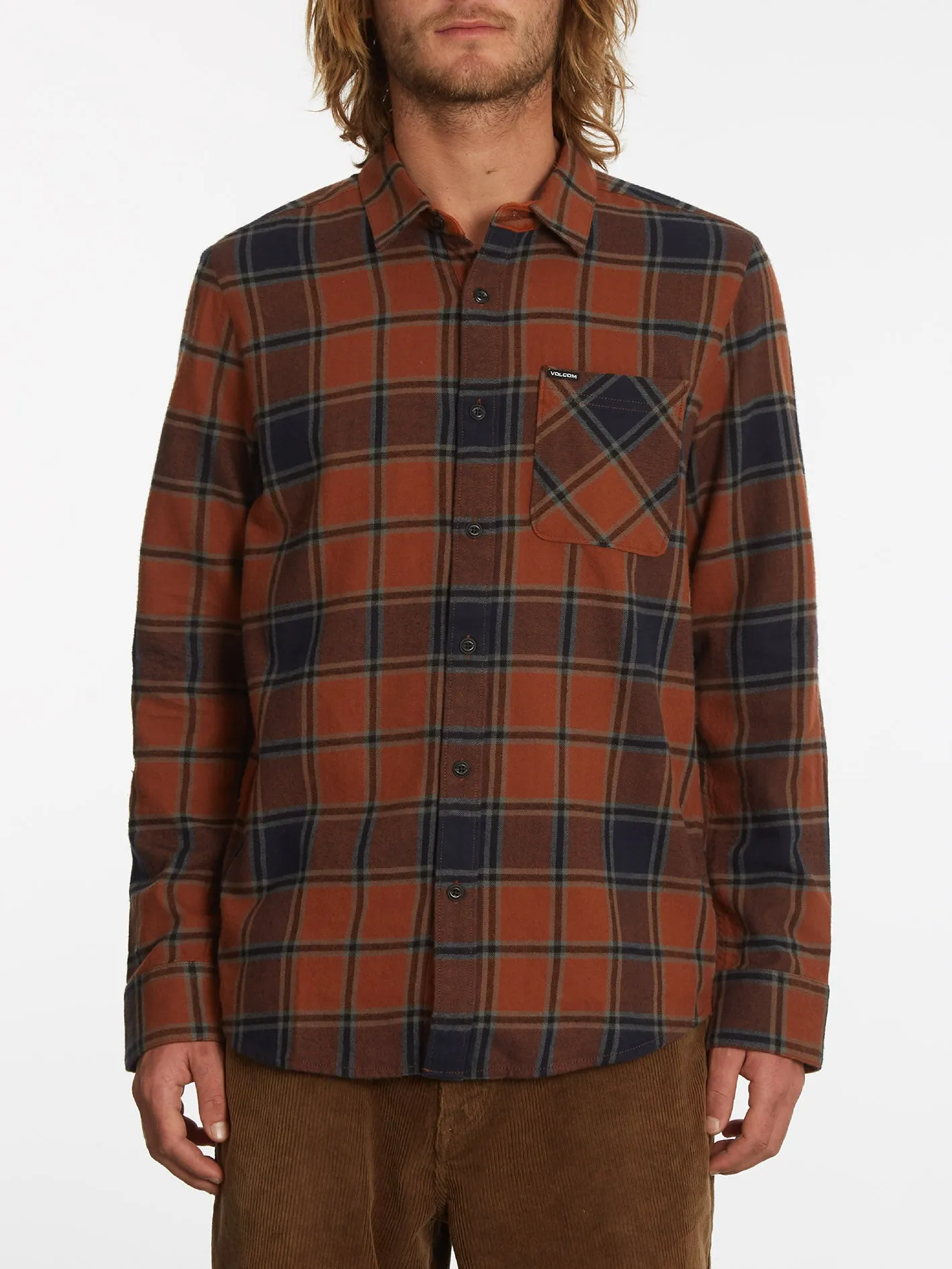 Caden Plaid Shirt - MOCHA