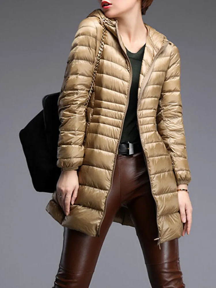 Casual Portable Women Light Down Jackets