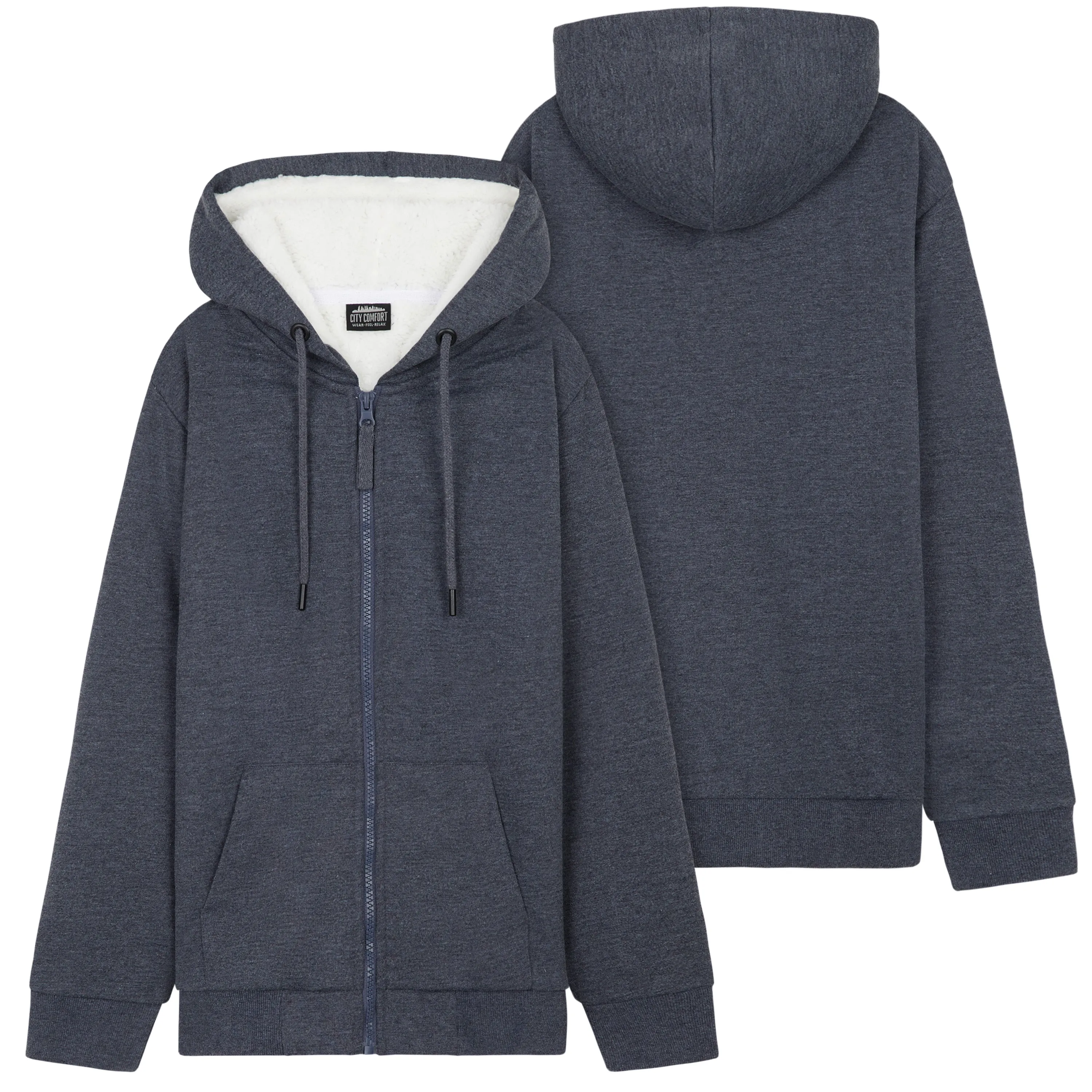 CityComfort Fleece Lined Hoodie for Kids & Teenagers