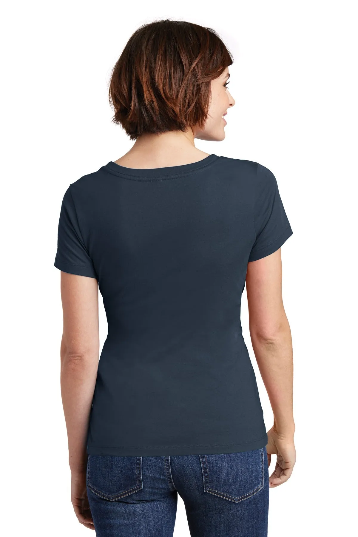 District Women's Perfect Weight Scoop Tee. DM106L