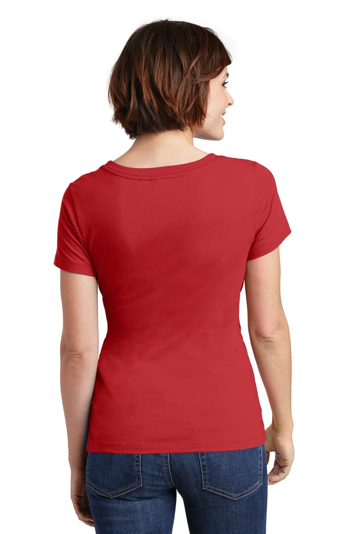 District Women's Perfect Weight Scoop Tee. DM106L