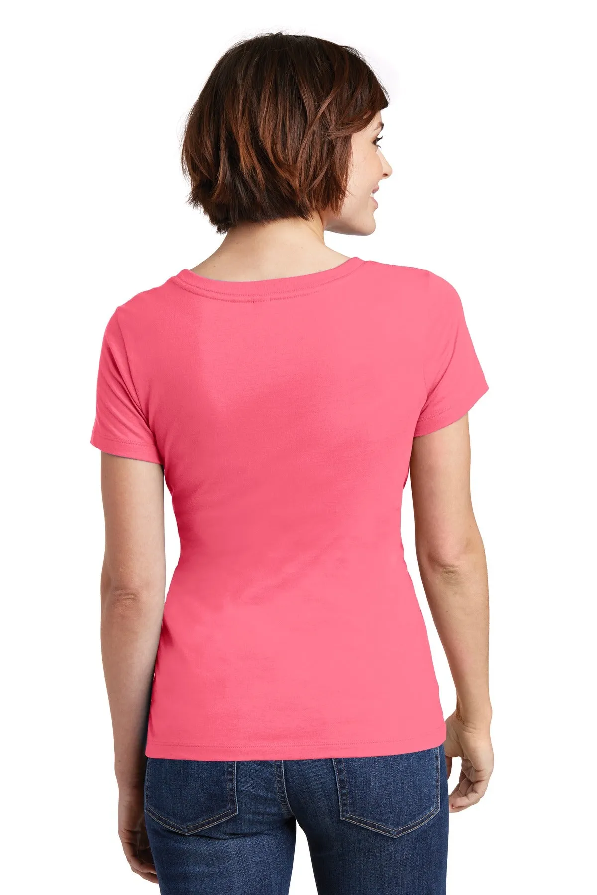 District Women's Perfect Weight Scoop Tee. DM106L