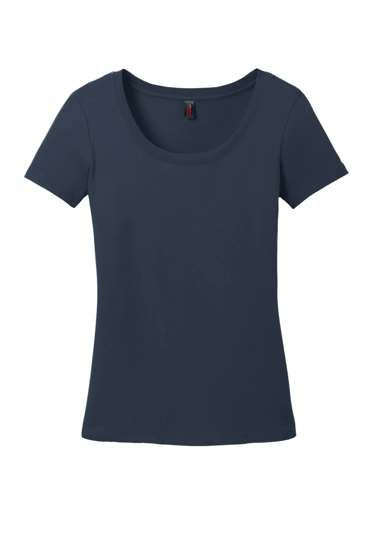 District Women's Perfect Weight Scoop Tee. DM106L