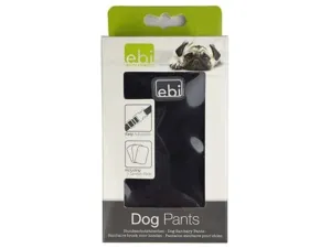 Dog Pants Classic - Incl 3 Pads Black