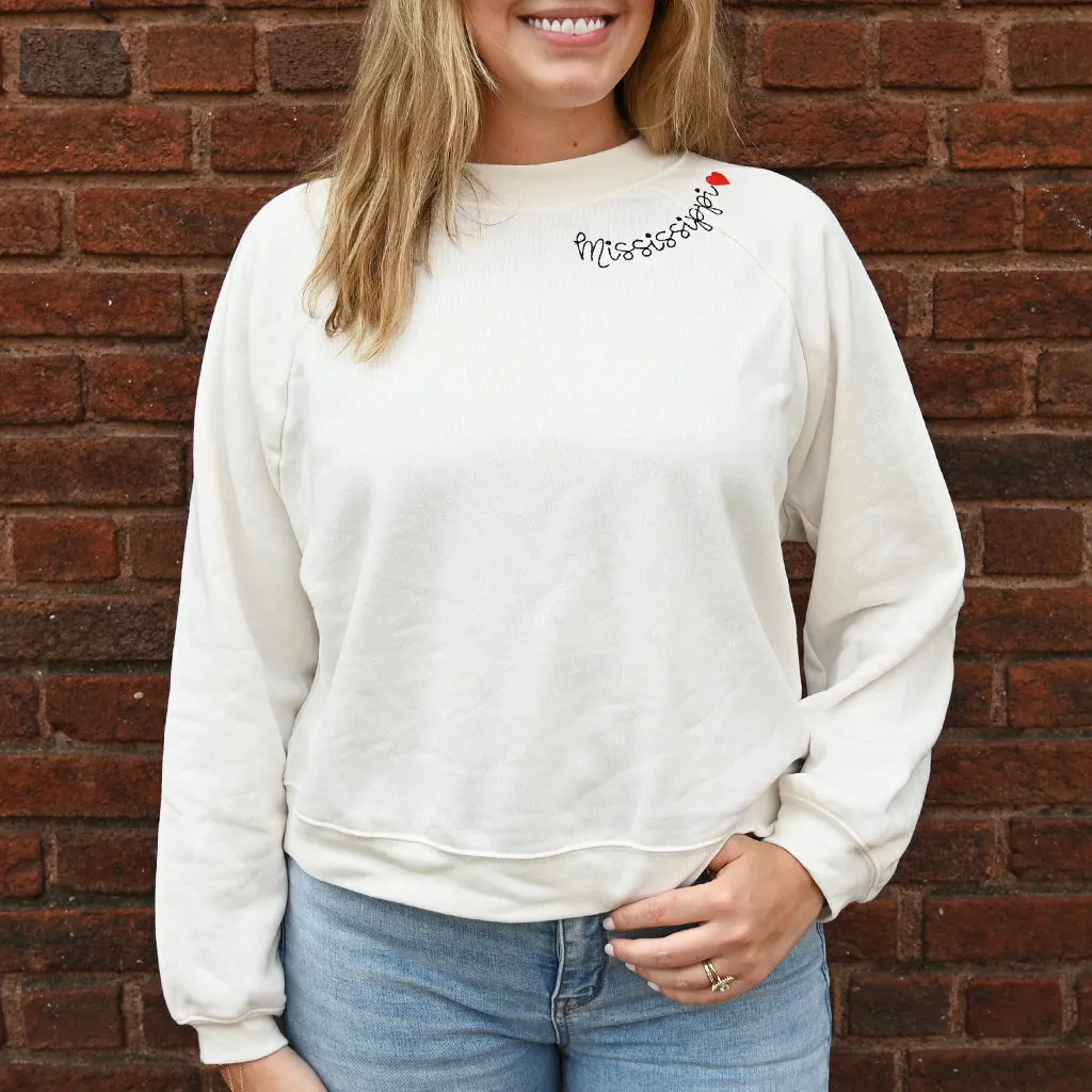 Embroidered Mississippi Sweatshirt