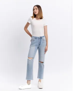 Flexible - Super High Rise Relaxed Straight Jeans