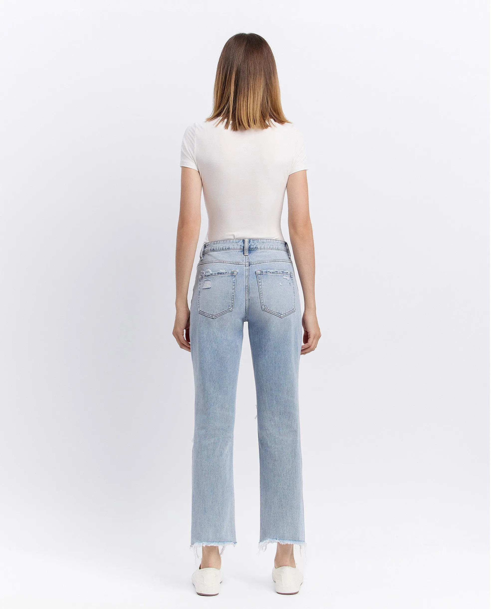 Flexible - Super High Rise Relaxed Straight Jeans