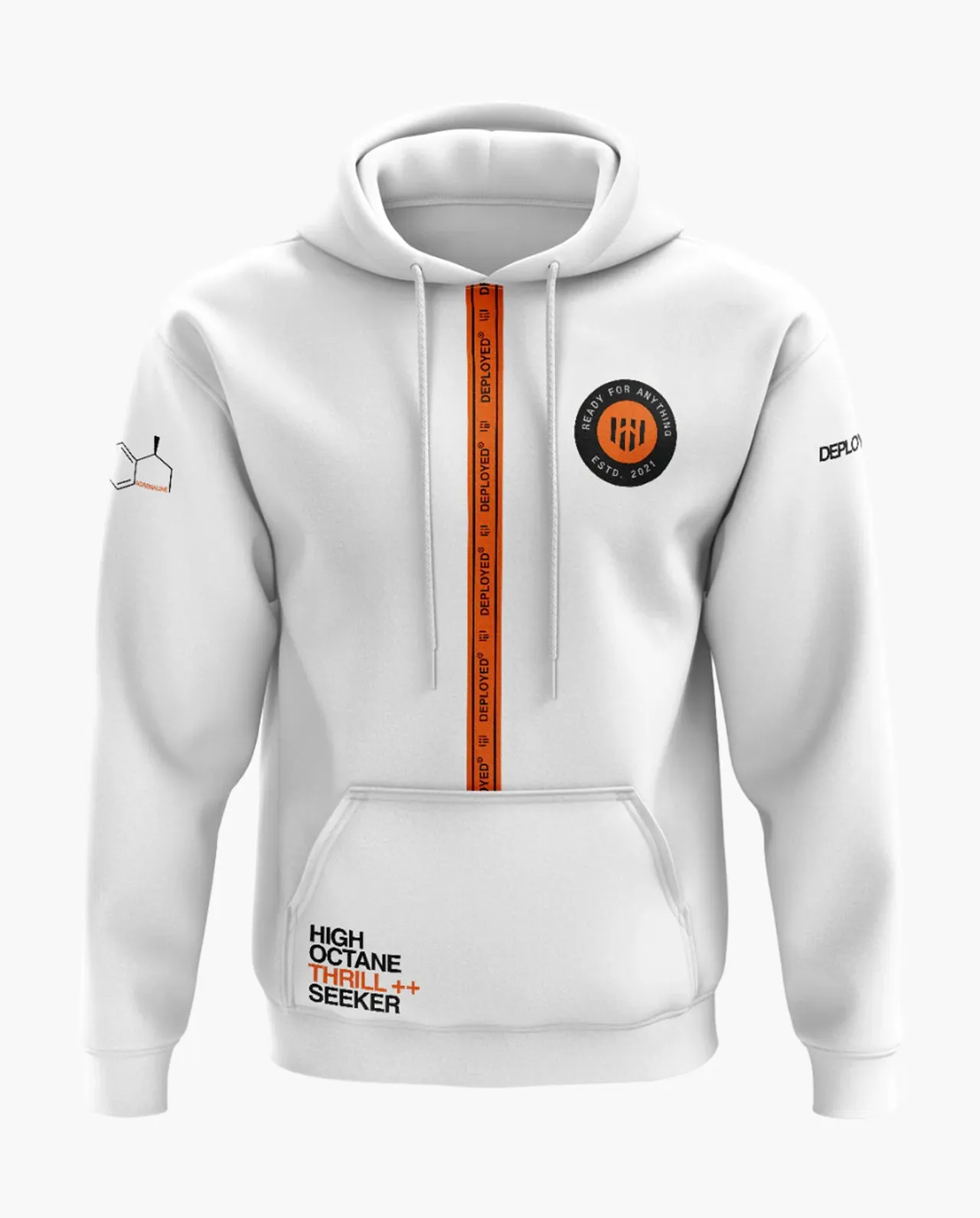 HIGH OCTANE THRILL SEEKER Snow Soft Premium Hoodie