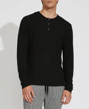 Hogan Crewneck Henley (Black)