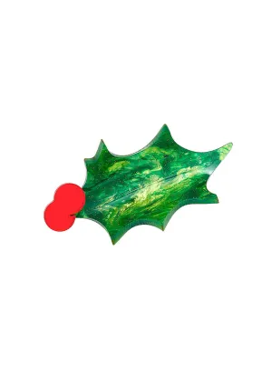 Holly Leaf Brooch