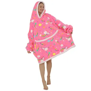 Hoodies Blankets Thickened Double-Layer Lazy Clothes Wearable Blanket Super Soft Pajamas