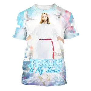 Jesus Is My Savior Eagle 3d All Over Print Shirt - Christian 3d Shirts For Men Women