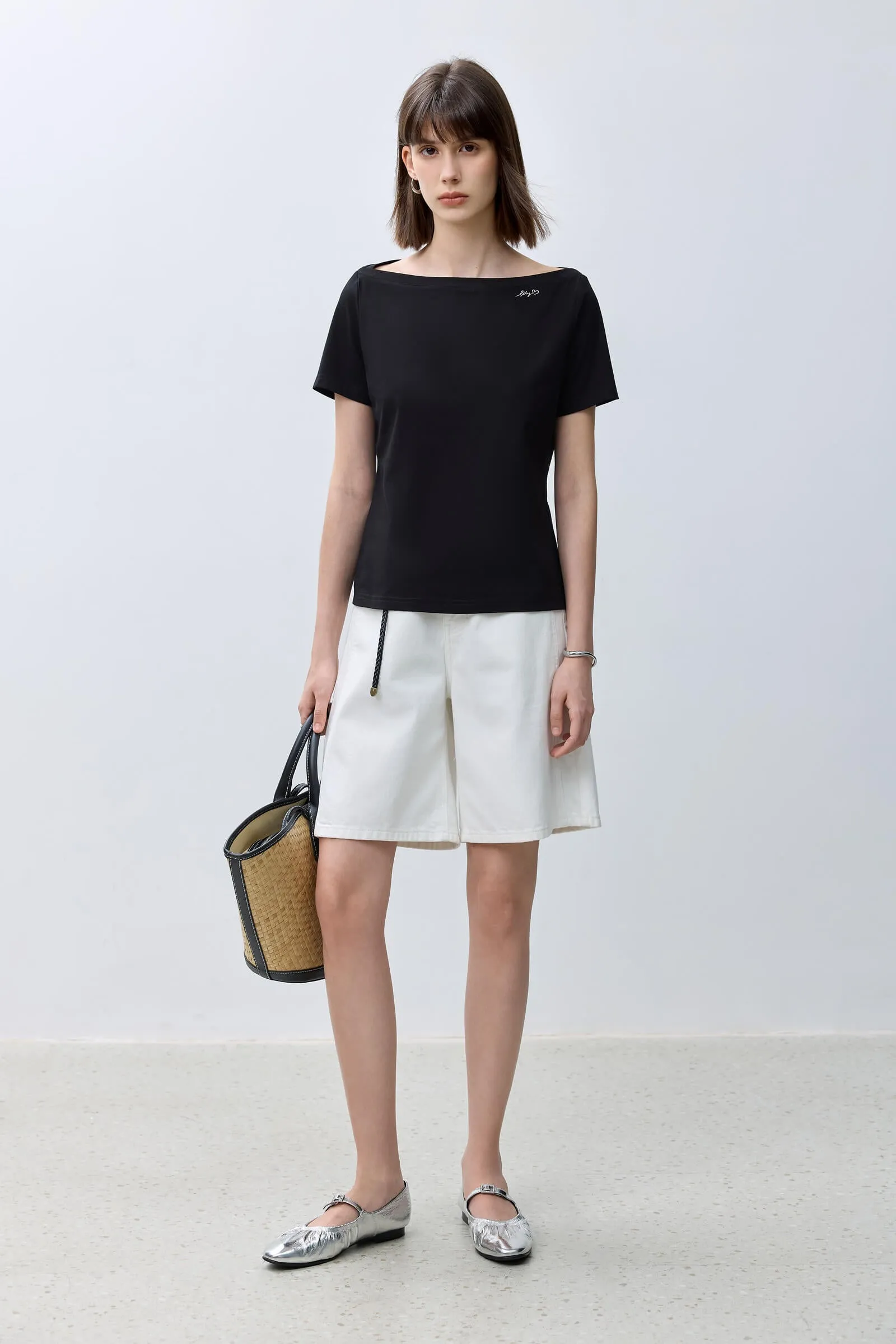 LILY Basic Versatile Short-Sleeve T-Shirt