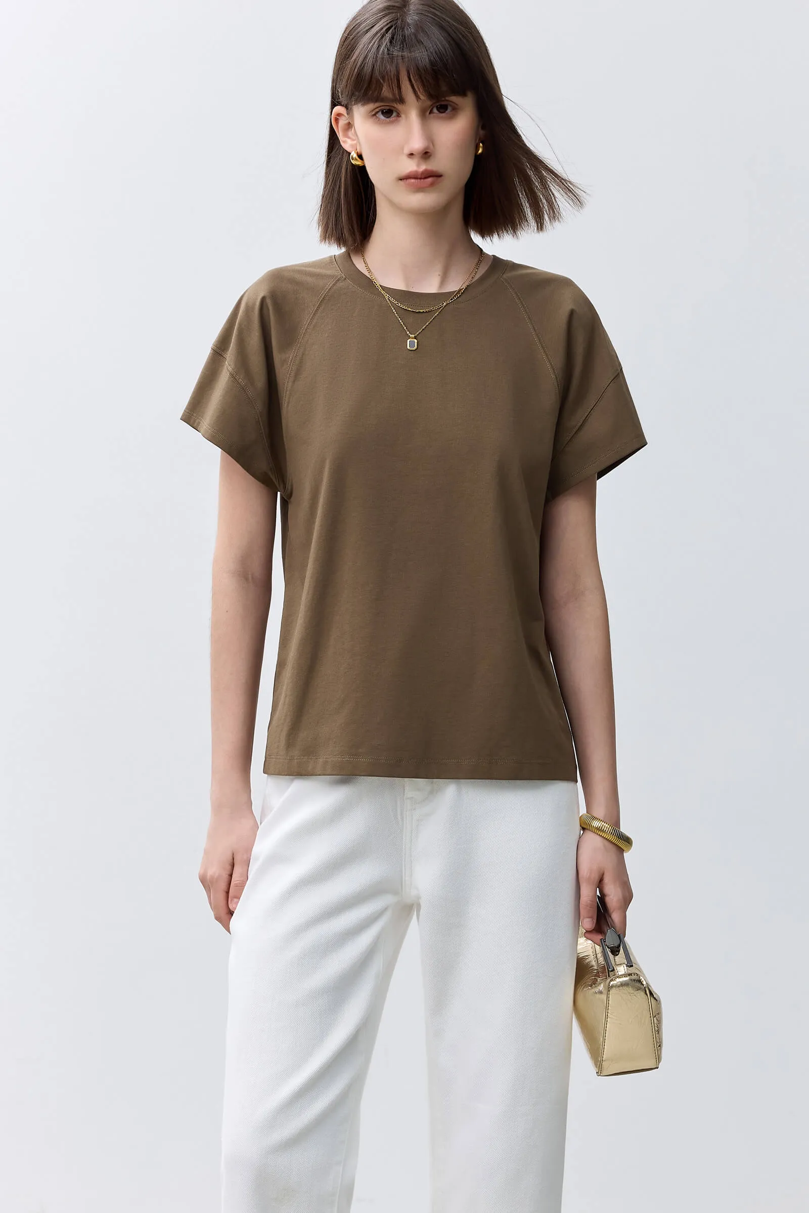 LILY Everyday Basic Versatile Short-Sleeve T-Shirt