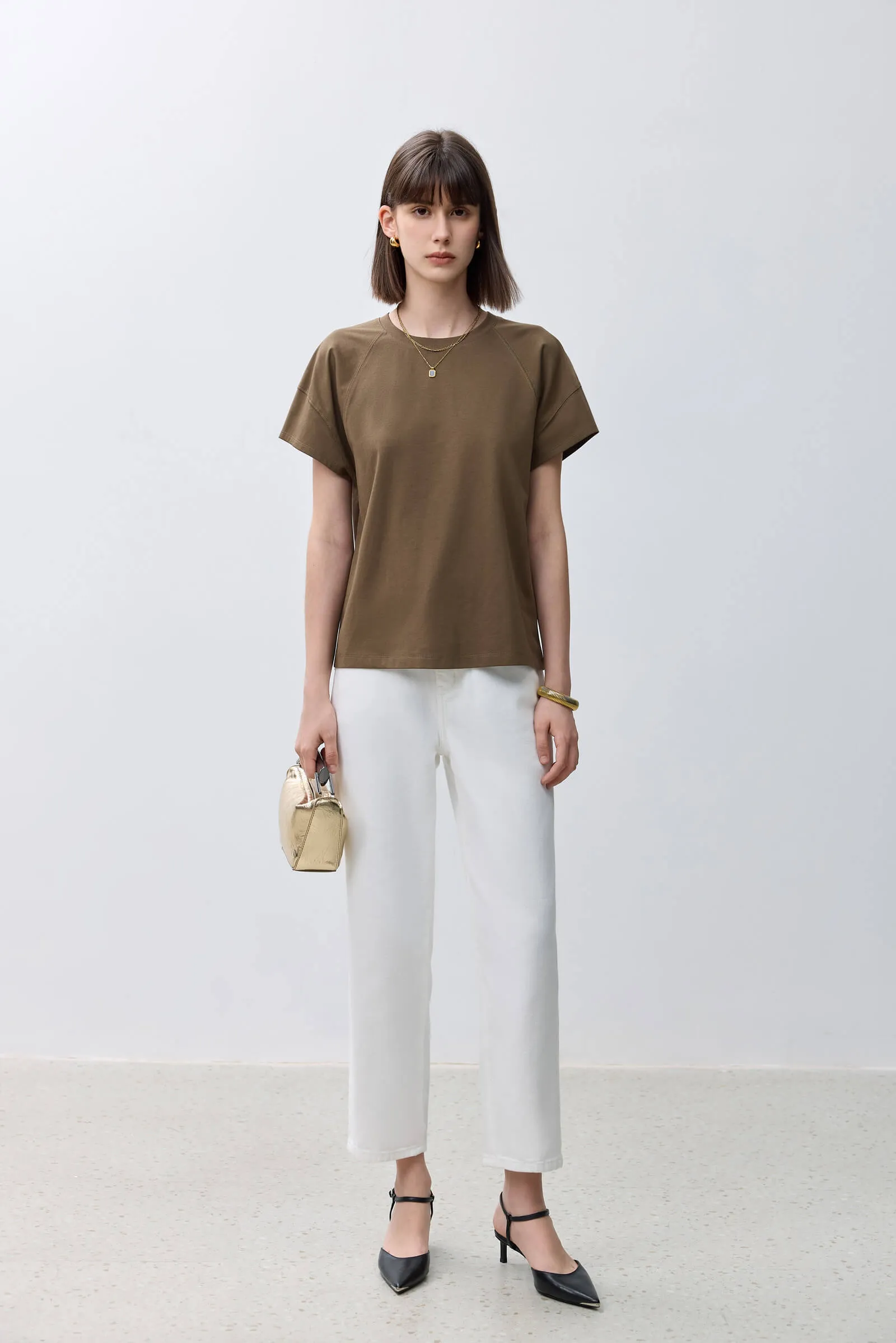 LILY Everyday Basic Versatile Short-Sleeve T-Shirt