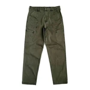 Men's Cargo Pants Straight Mid-waist Multi-pockets Military Style