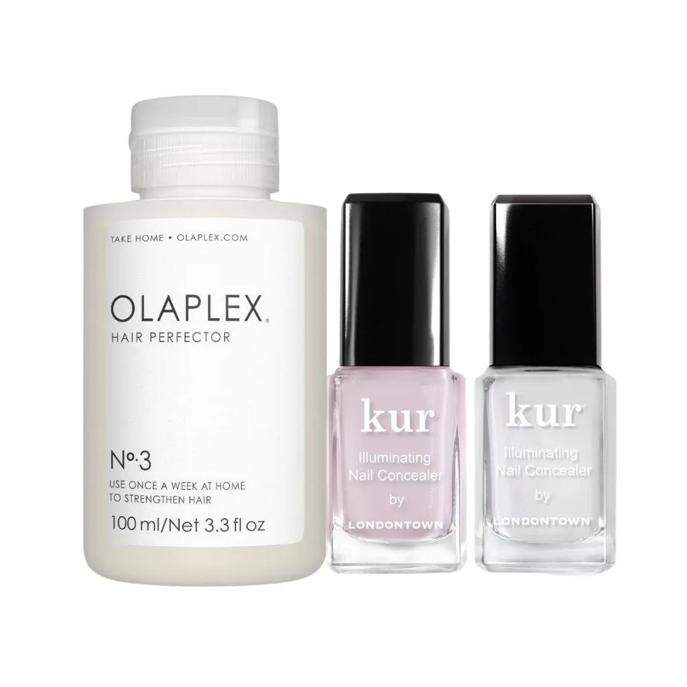 Olaplex No.3 & Londontown kur Nail Concealers Trio