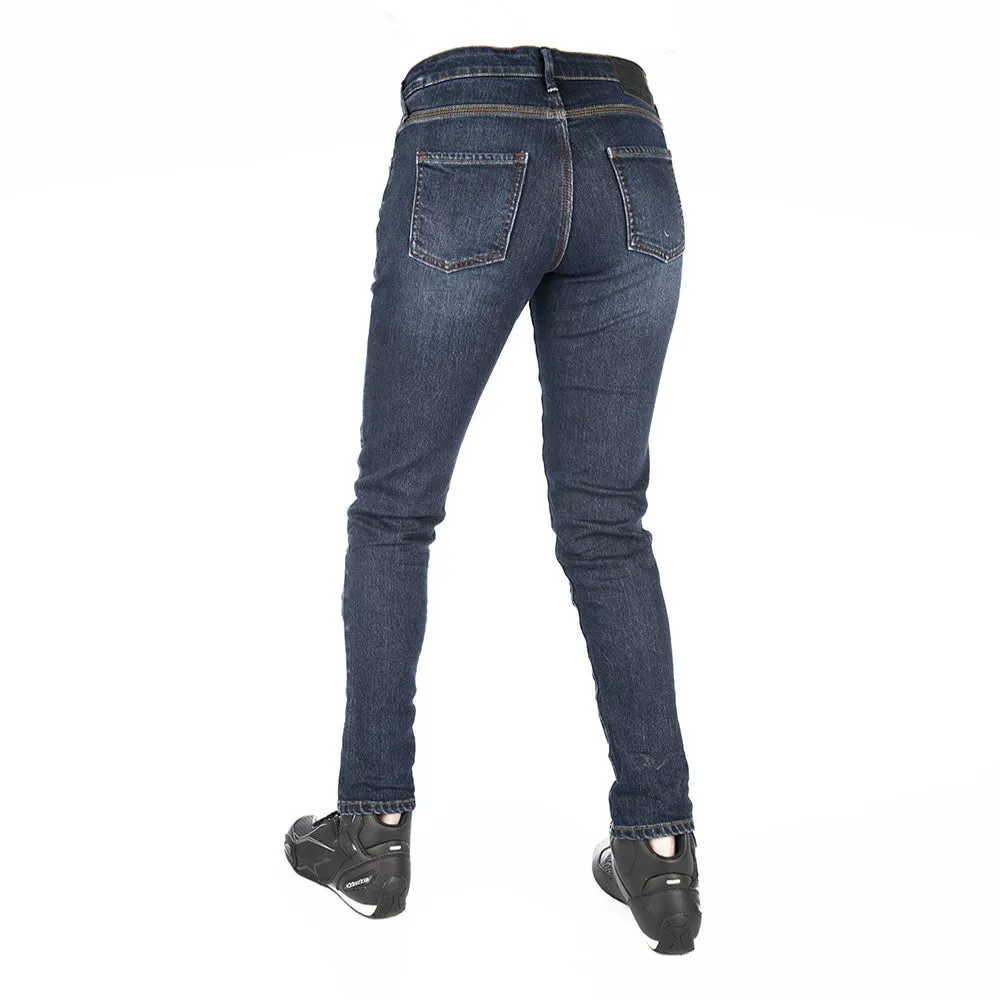 Oxford Original Approved AA Women's Motorcycle Jean Slim 2 Year - Blue Regular