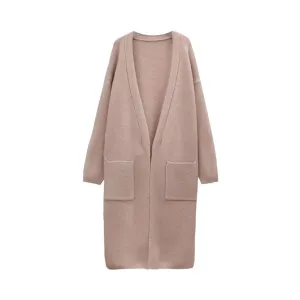 Pre Order:  Classic Faux Wool Knitted Coat