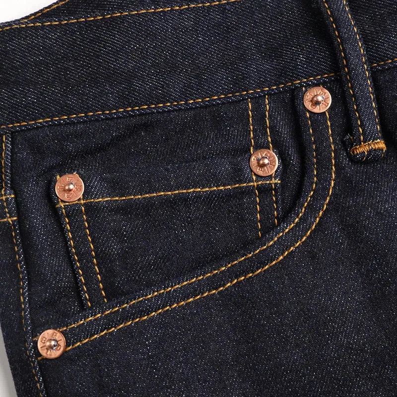 Red Tornado O3D10 12oz Low-Rise Selvedge Denim Jeans - Straight Slim Fit