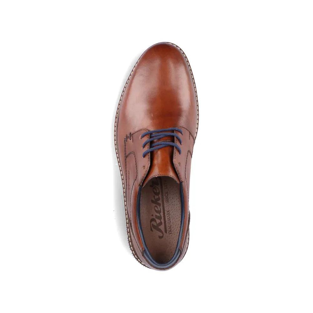 RIEKER MEN'S 14402-24 OXFORD - PEANUT BROWN