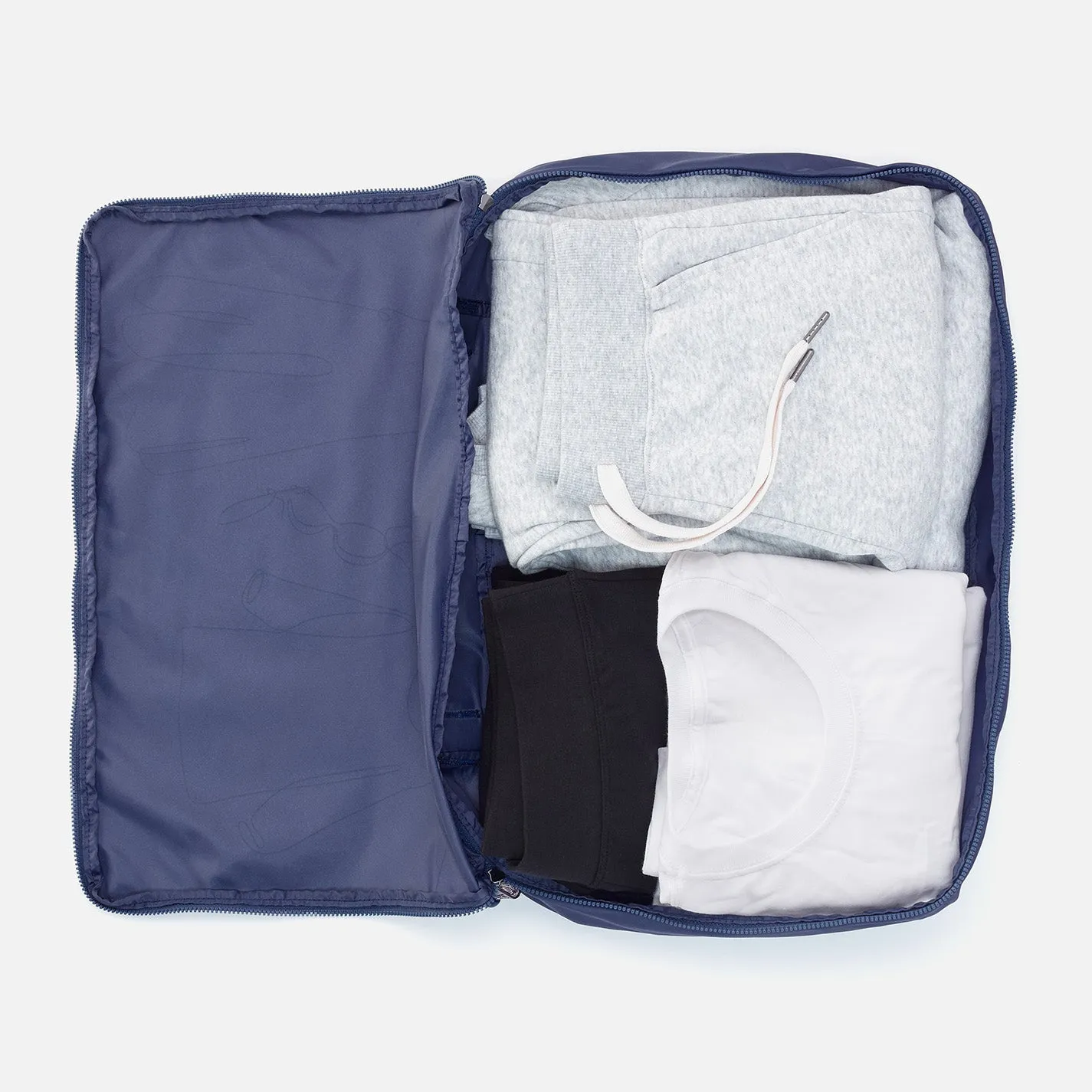 SET TO GO Packing Cube Large in CaRefiber recycled nylon - Ocean