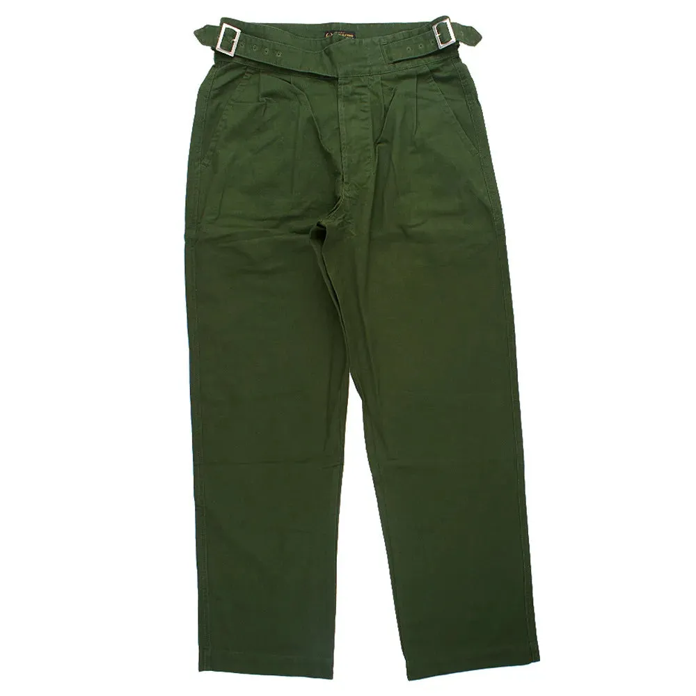 Solid Color Gurkha Pants - Safari Style Casual Trousers