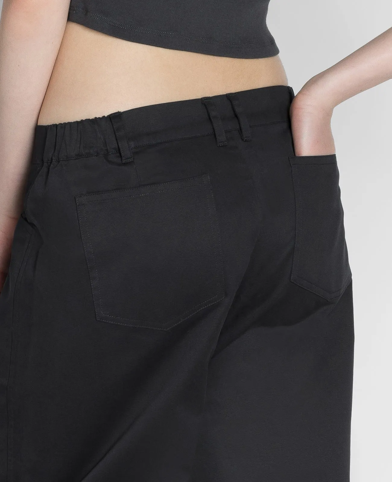 Supima Mid-rise Wide Leg Pants