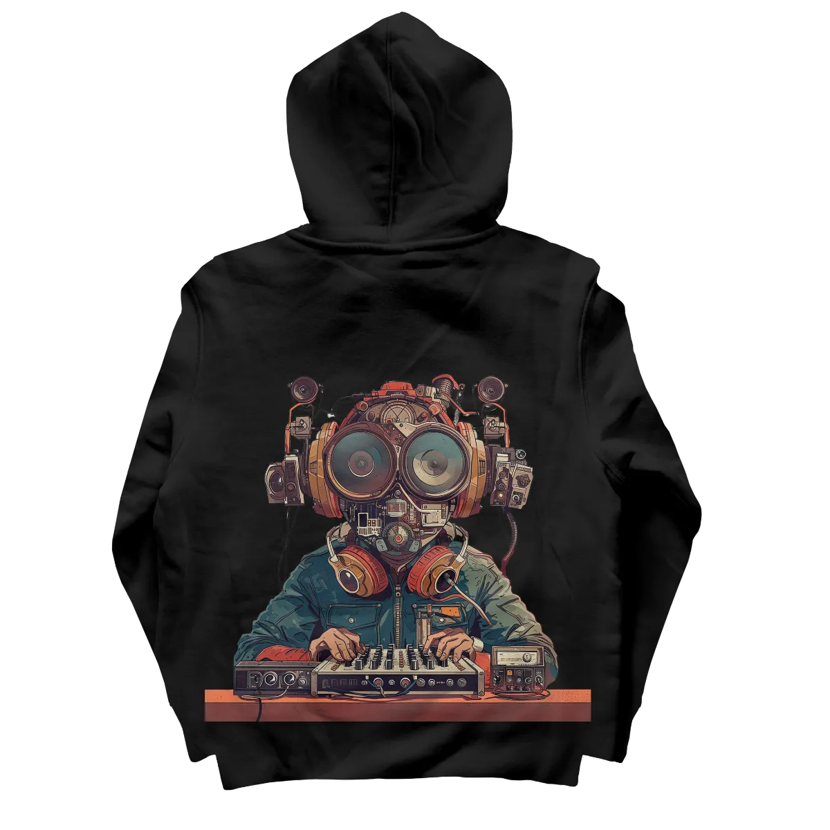 Techno Futuristic Dj Hoodie