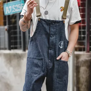 Vintage Deck Strap Pants and Wash Denim Red Ear Straight Leg Jeans